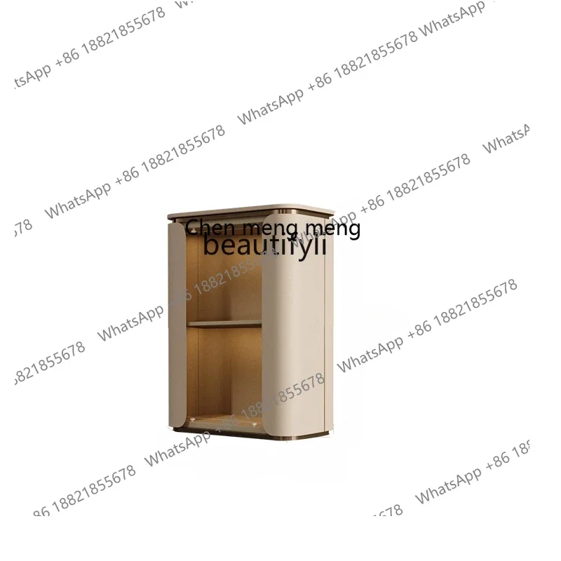 

xz1Italian Minimalist Curio Cabinet Light Luxury Modern Villa Wine Cabinet Living Room Home Storage Locker furniture