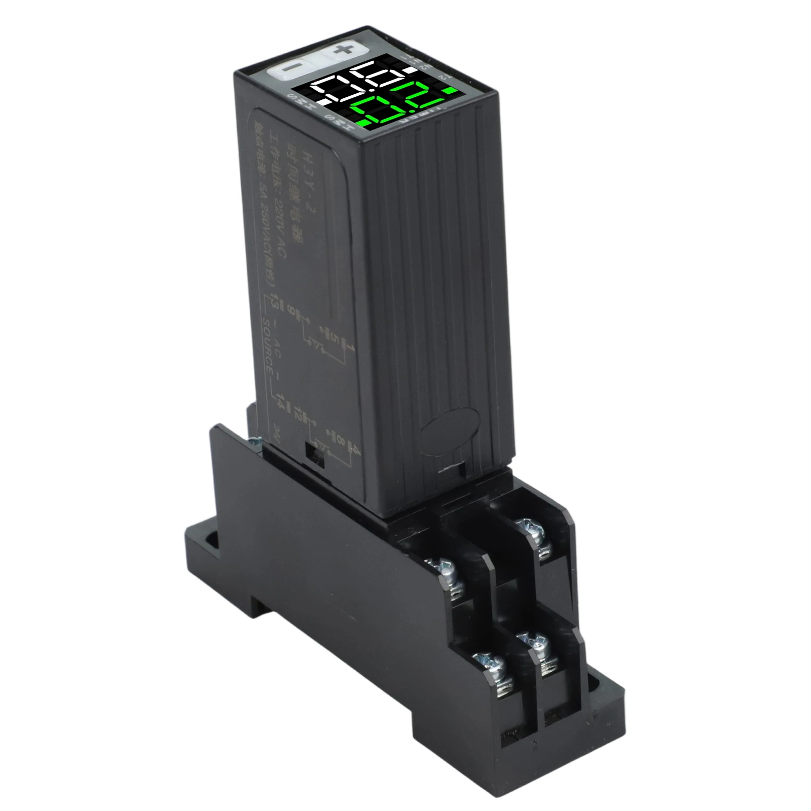 Reliable Digital Timer Relay 220V with High Brightness Indicators for Quick Adjustments in Electrical Projects