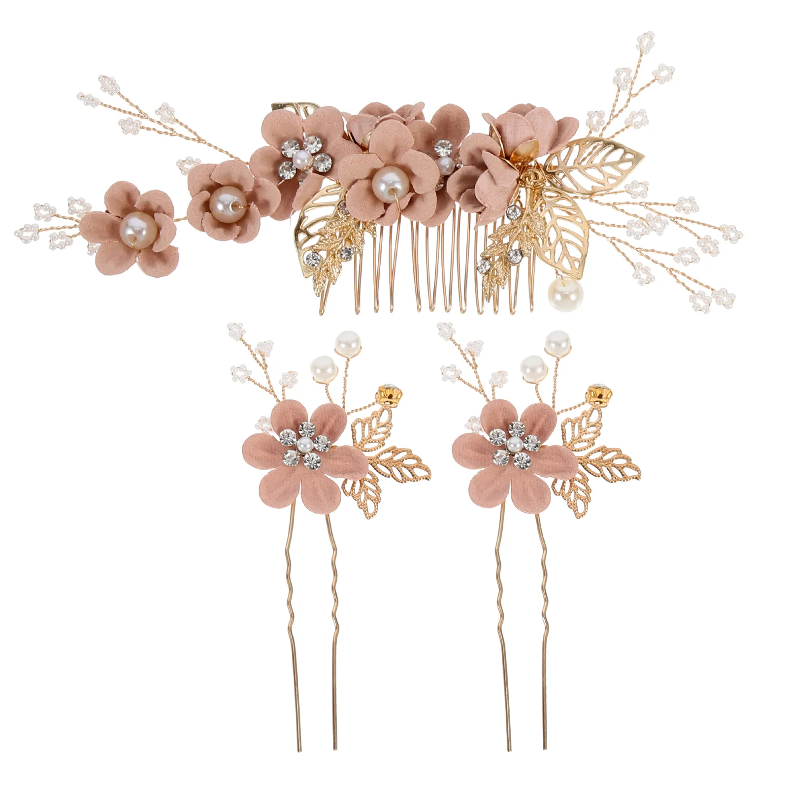 

3pcs Hairpin Set Vintage Alloy Wedding Hair Stick Fork For Party Dance Photography Hanfu Bridal Headdress Accessory U Shape