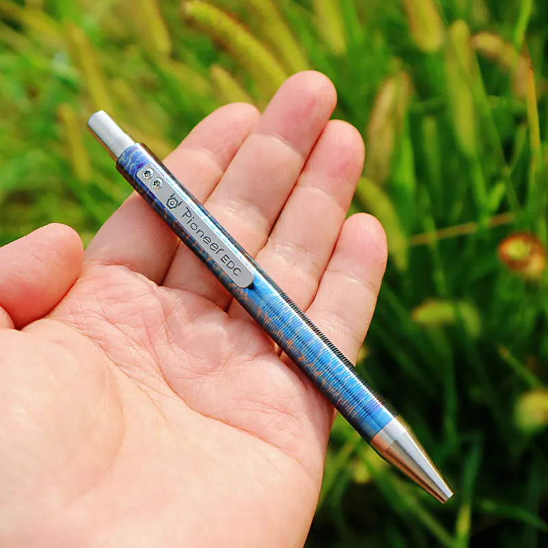 Mackwalker 1 Piece Titanium Alloy Ballpoint Pen Click Pen Signing Pen for gift