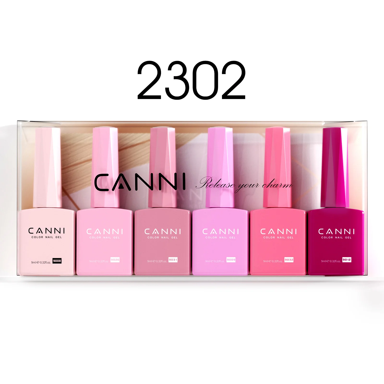 9ml*6 Stück CANNI TPO-FREIES Nagel-Gel-Lack-Set Nude Pink Farbe Soak-Off UV LED Gel Semi-Permanent Langanhaltende Maniküre DIY Gel-Set – Detail 24