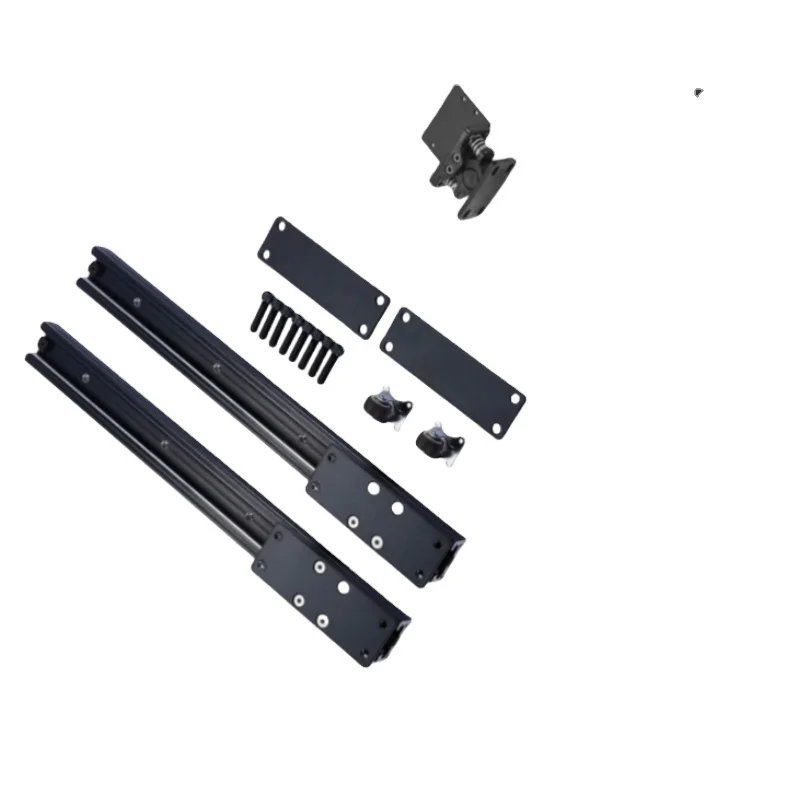 Customizable Aluminium Kitchen Dining Table Undermount Slide Flush Mounted Sliding Island Table Rails for Bedroom Furniture