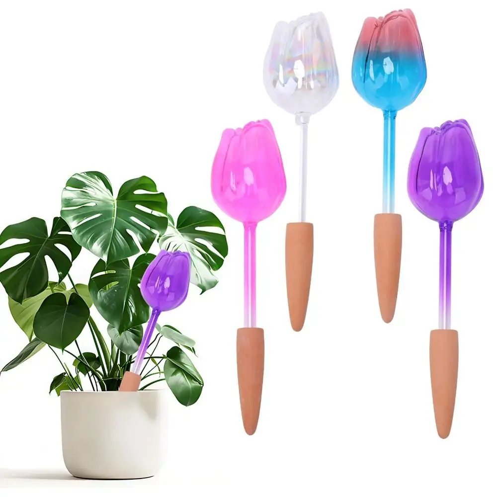 

New Glass Plant Watering Globes Automatic Outdoor Plant Watering Devices Self Watering Flower Shape Plant Water Bulbs