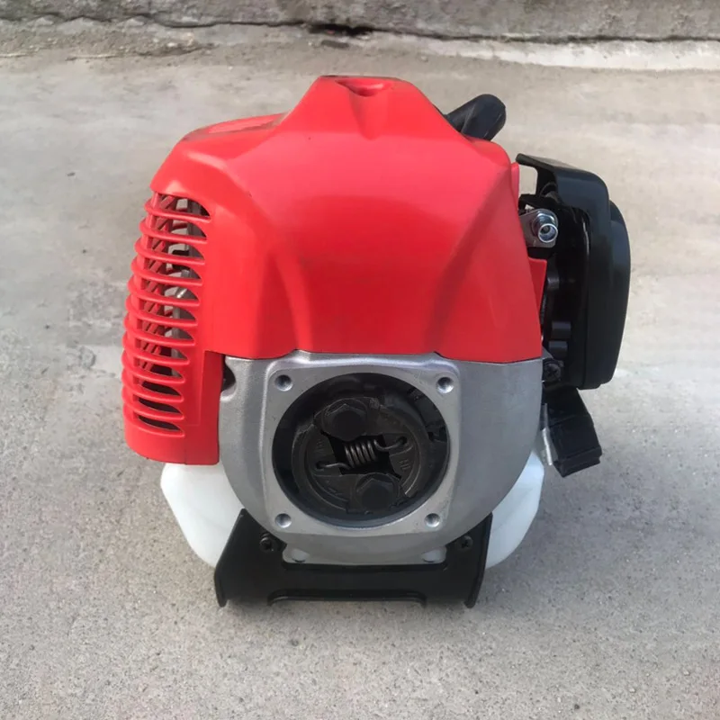 G26LS TU26 MOTOR DE GÁS 2T 25,6CC BACKPACK PULVERIZADOR DE PULSAS TRIMMER de longo alcance PULVERIZADOR DE BOTÊNCIA