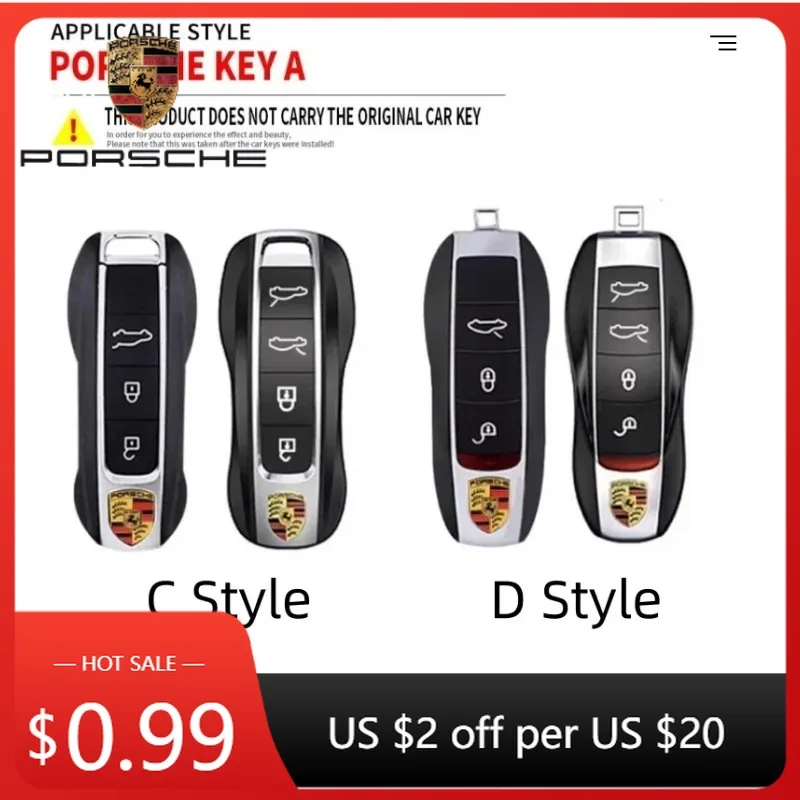 

Car Sticker For Porsche Cayman Cayenne 911 Macan Alloy Car Key Fob Cover Case For Porsche Cayenne Panamera Macan Cayman 911 Car