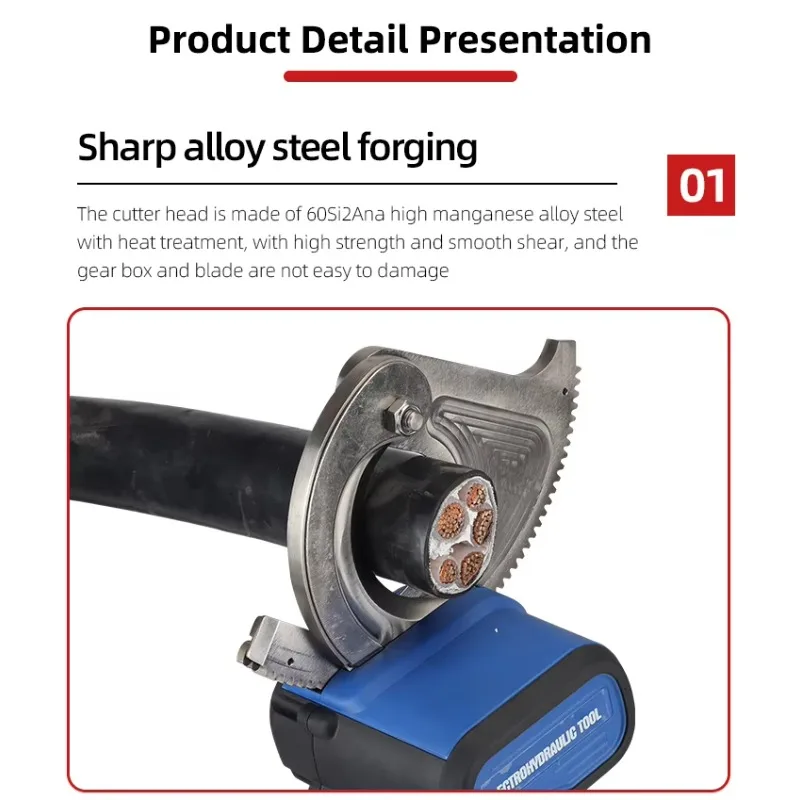 

Gold Seller EMS-60 Safety Ratchet Cable Cutter Electric Battery Power Copper Aluminum Wire Cutters Tool