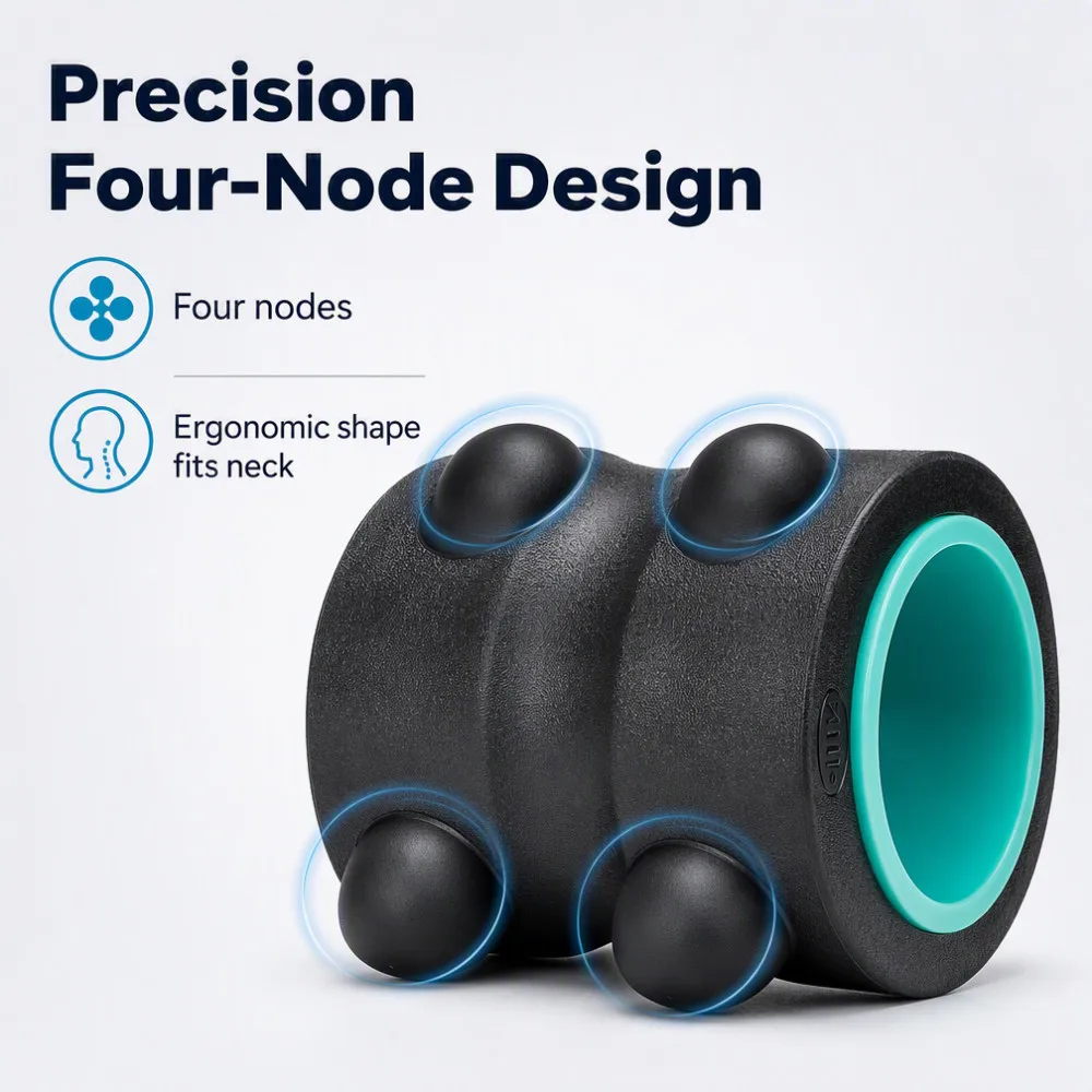 New Neck Massager Relieves Neck and Headache - Restores Body Spine Care Through Thumb Pressure Release