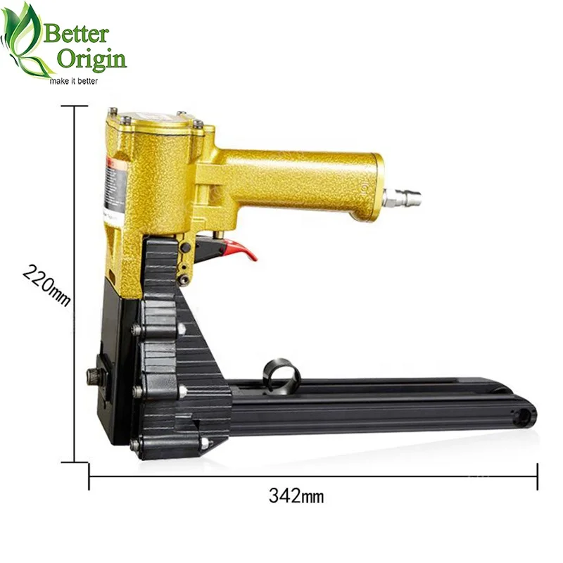 Pneumatic carton box stapler carton closing stapler pneumatic stapler for carton