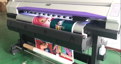 

High speed roll to roll multicolor Inkjet Eco Solvent Printers outdoor1.6M Vinyl Wide Printing Machine manufacturer