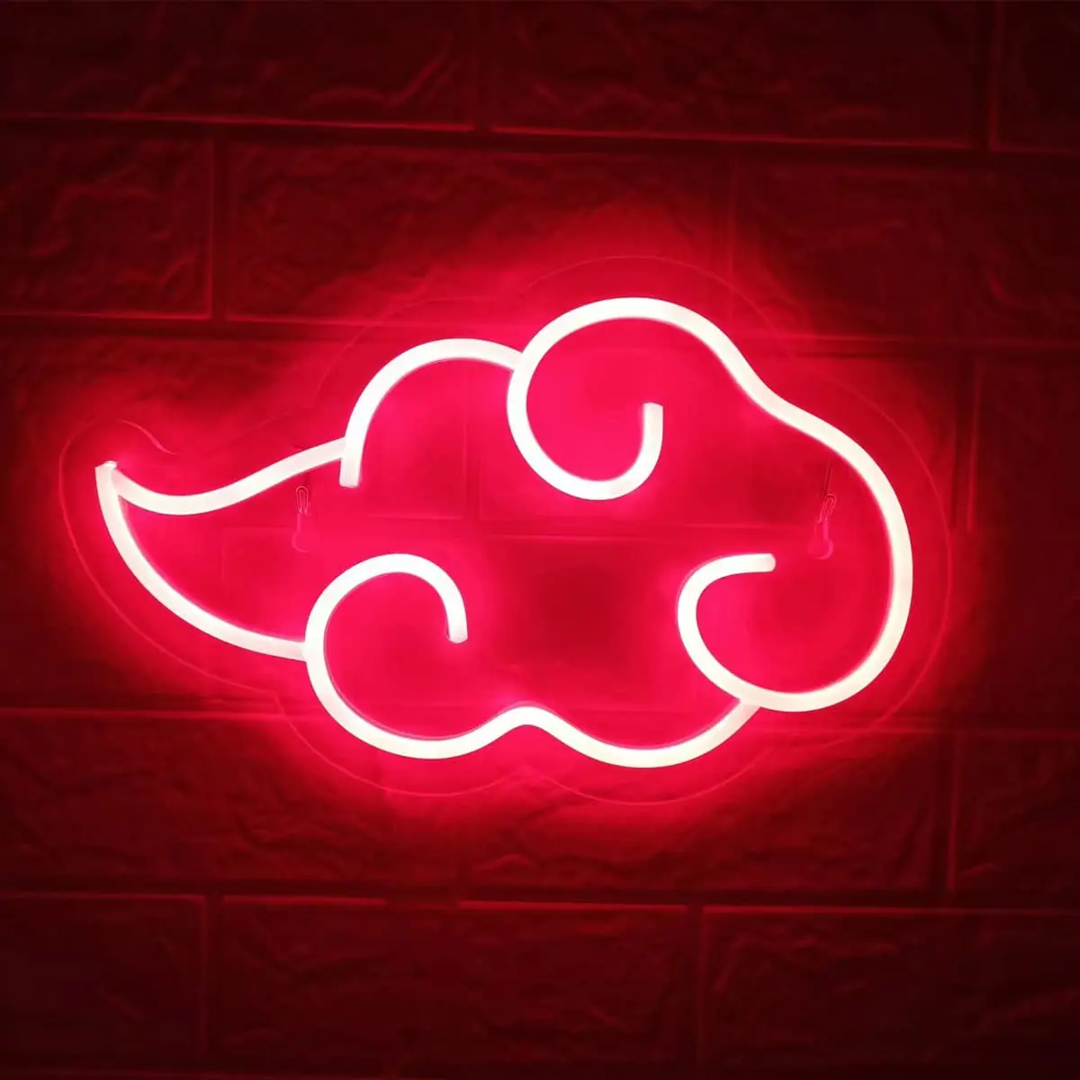 

Anime Cloud LED Neon Sign Dimmable Red Gaming Neon Light Signs for Bedroom Teen Game Room Wall Decor USB Powered LED Neon Light