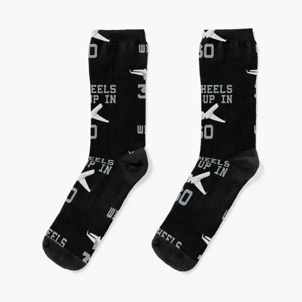 Wheels Up In 30 : Criminal Minds Socks funny sock hiphop luxe Socks Ladies Men's