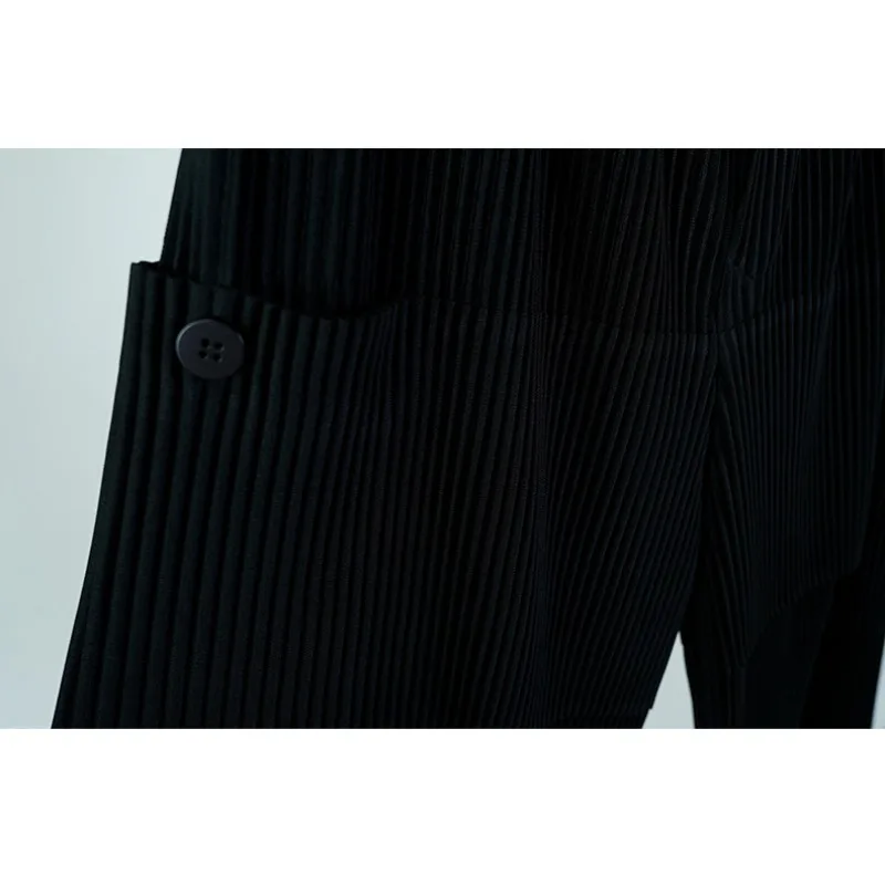 مياكي مطوي الرجال السراويل HP سلسلة 2025 خريف جديد عادية سليم تنوعا السراويل شخصية الرجال الملابس موضة بنطلون #5