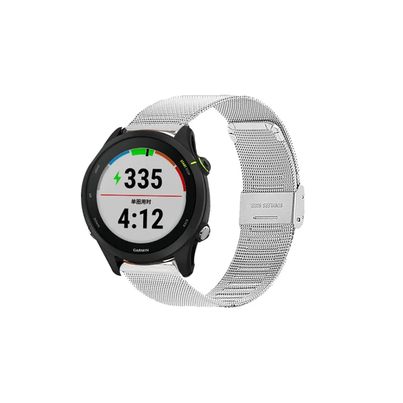 Pulseira esportiva para garmin for, modelos 255 955, 745, 4S 3, 3s, 4, 2 plus, correia de 18mm, 20mm e 22mm para relógio inteligente