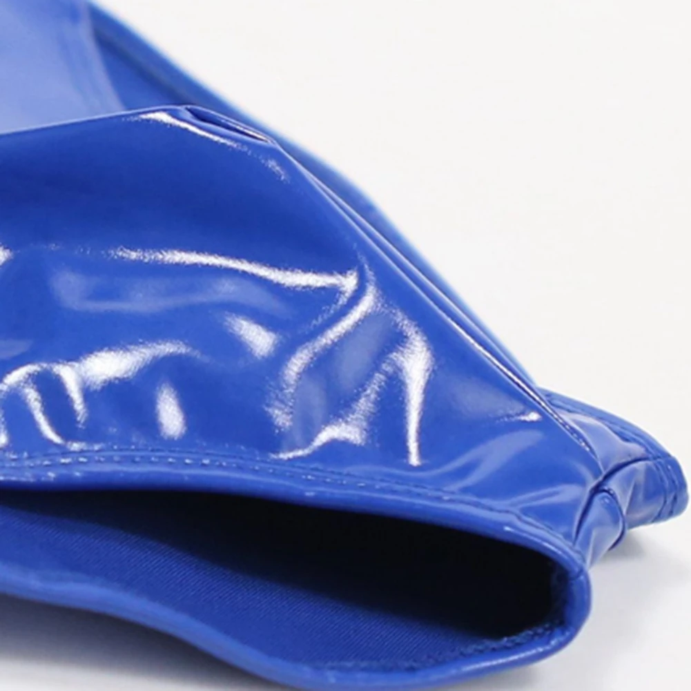 

Solid Color Panties For Men Sexy Faux Leather Briefs Glossy Patent Leather Hip Wrap Comfortable Underwear Bottoms Male