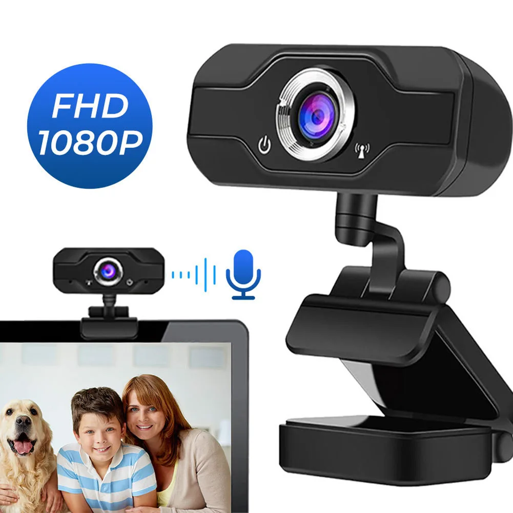 

USB 1080p Webcam 4K Webcam With Microphone PC Camera 60fps HD Full Camera Webcam For Computer PC Real-Time Video Conference