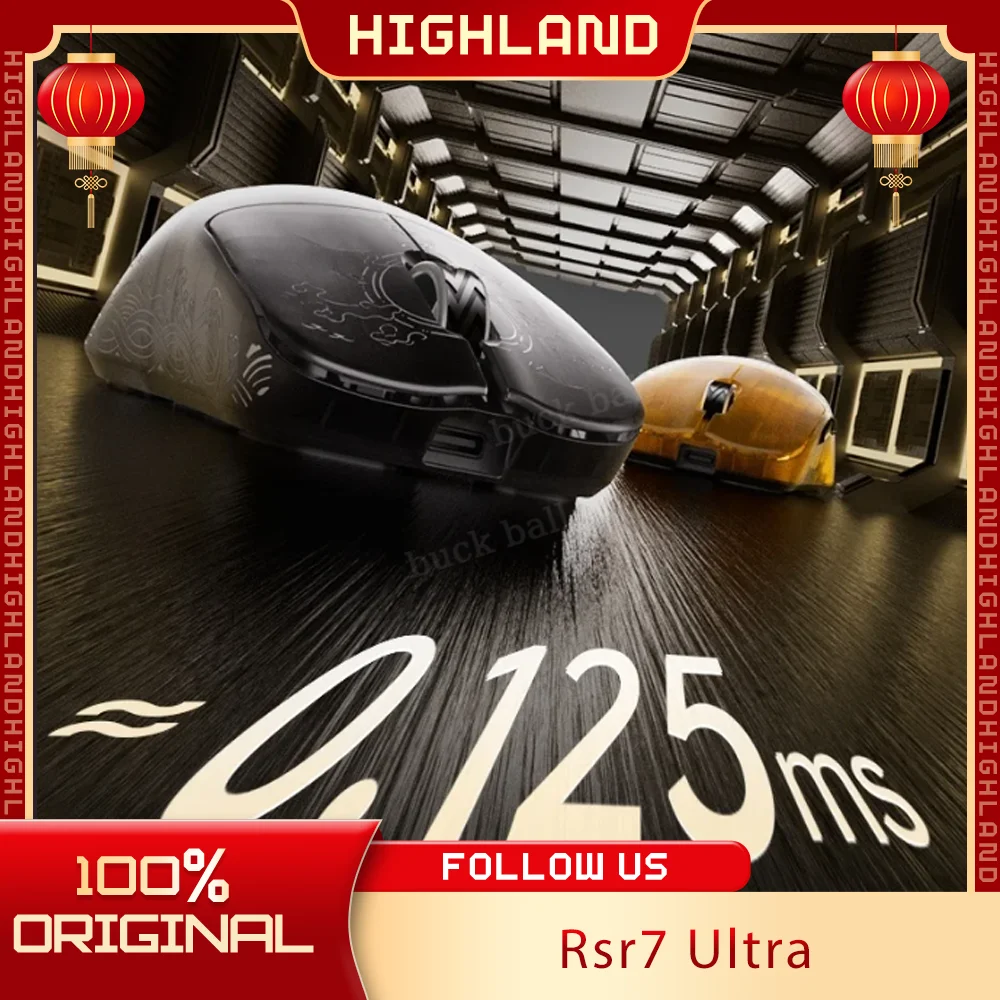 

Jamesdonkey Rsr7 Ультра углеродное волокно Мышь Беспроводная Bluetooth мышь 43 г Легкая игровая мышь 8k Эргономичная мышь Rsr7 Подарки