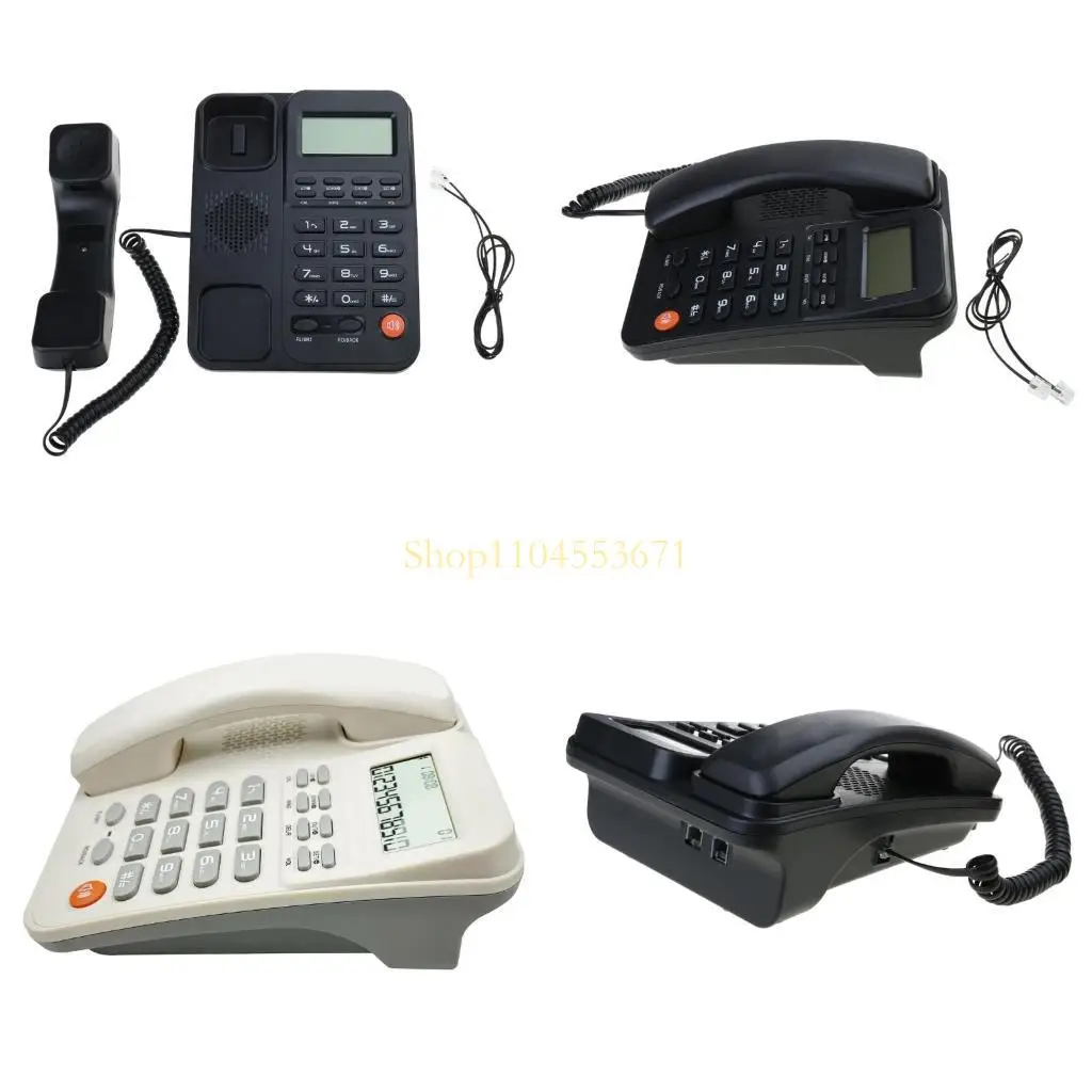 Best Seller KX-T2026CID Landline Phone Desktop Phone Hotel/Office/Home Telephone Caller Display Speed Dial Alarm Clock Large