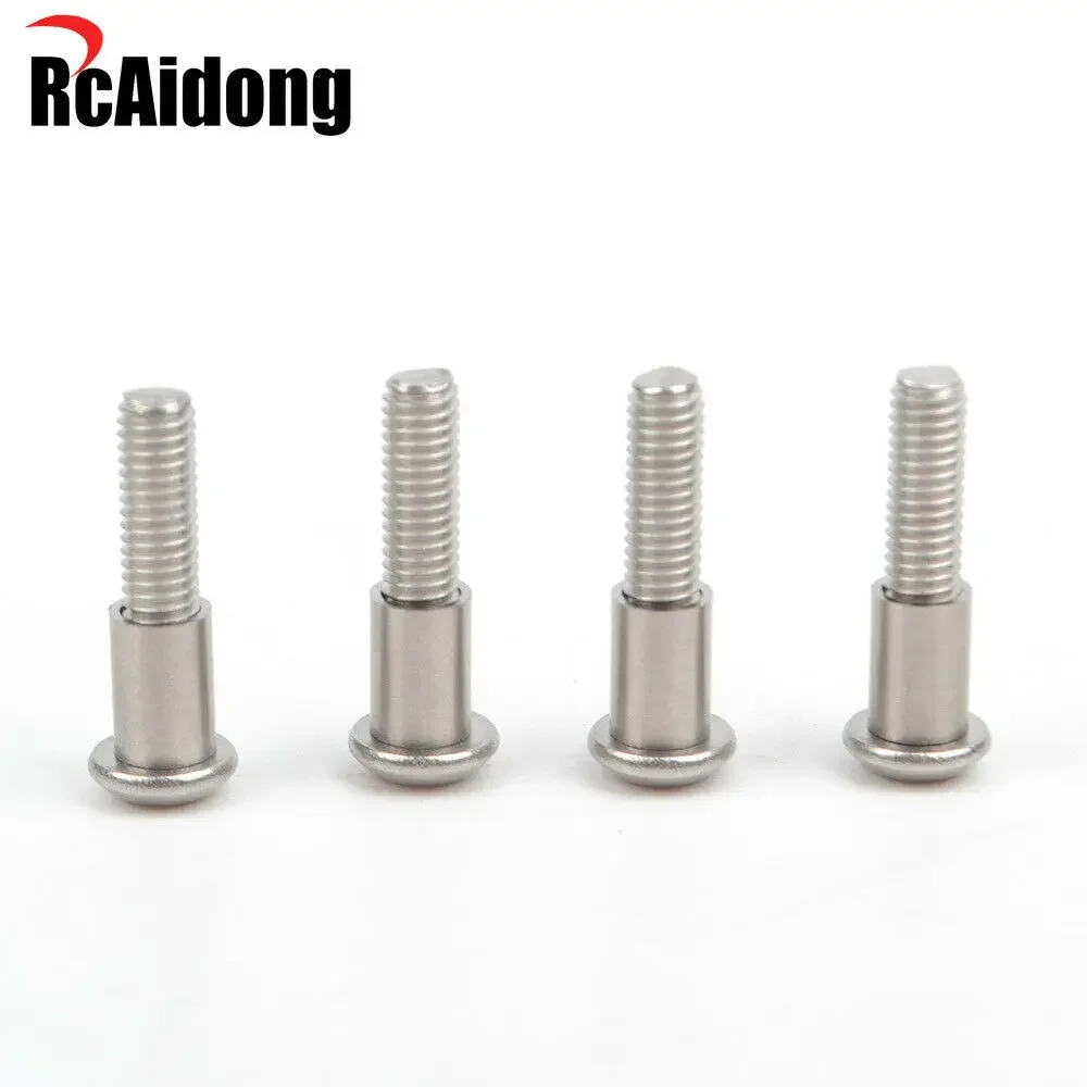 RcAidong 4 sztuk 3x14mm niskie tarcie stopniowe śruby dla Tamiya TT-02/TT02B/M05/WR02 zdalnie sterowany samochód wyścigowy części zamienne