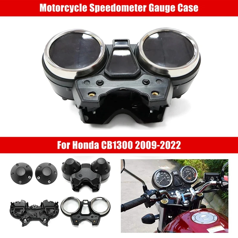 

Motorcycle Speedometer Gauge Case Tachometer Instrument Cover Fit For Honda CB1300 2009-2022 Replacement Accessories