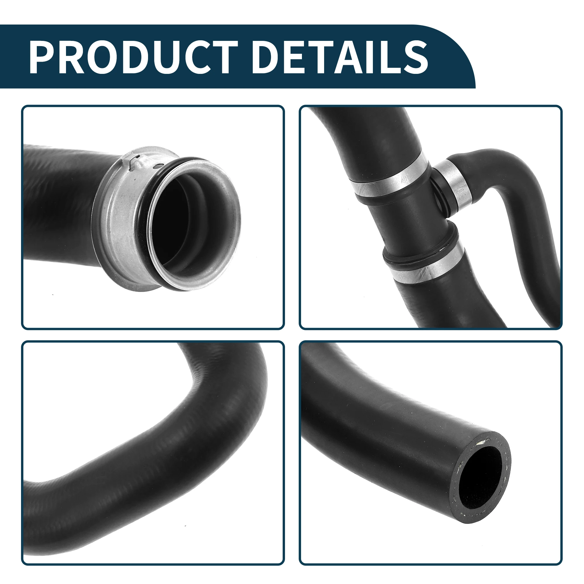 Tubo radiatore UXCELL per Mercedes-Benz CLS550 2007-2011 E550 2007-2009 Buona tenuta No.A 2115015182   Tubo dell'acqua del liquido di raffreddamento inferiore