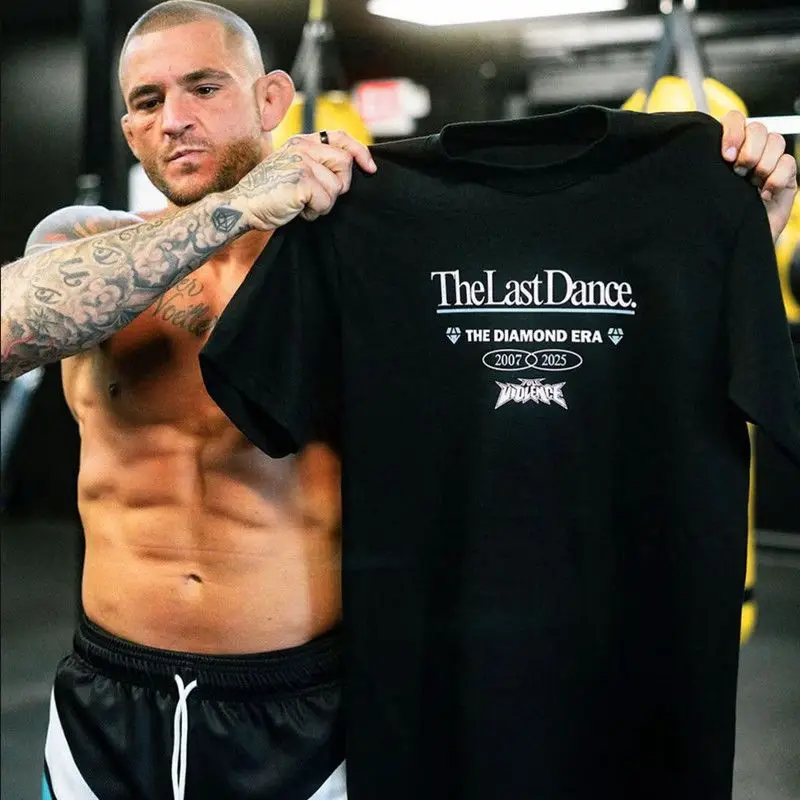 

Diamond Poirier The Last Dance Retro American MMA Sports Fighting Men's and Women's Short Sleeve Cotton Commemorative T-Shirts