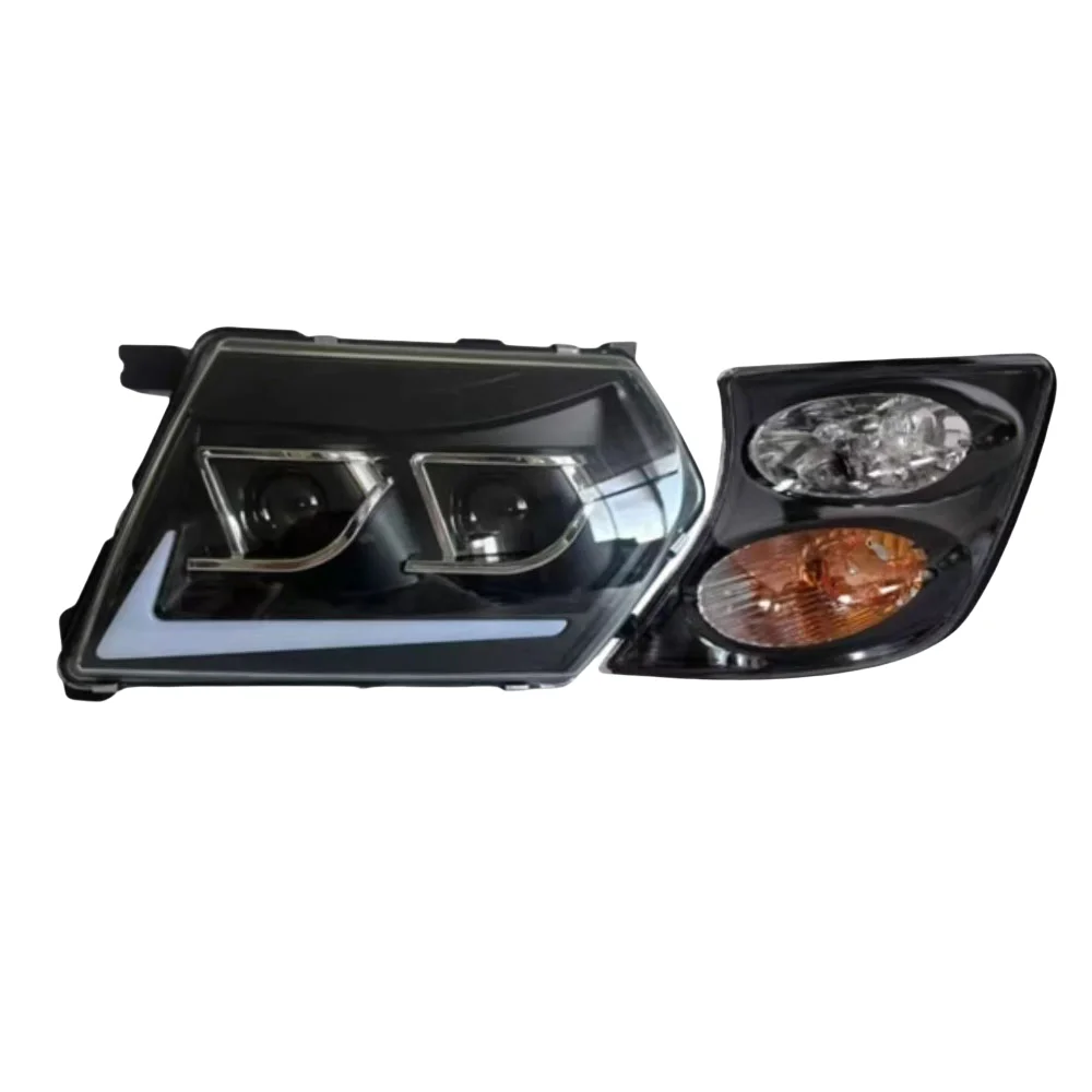 

Подходит для моделей Nissan Touareg Y61 1999-2003 гг. с черными светодиодными фарами для модификации.