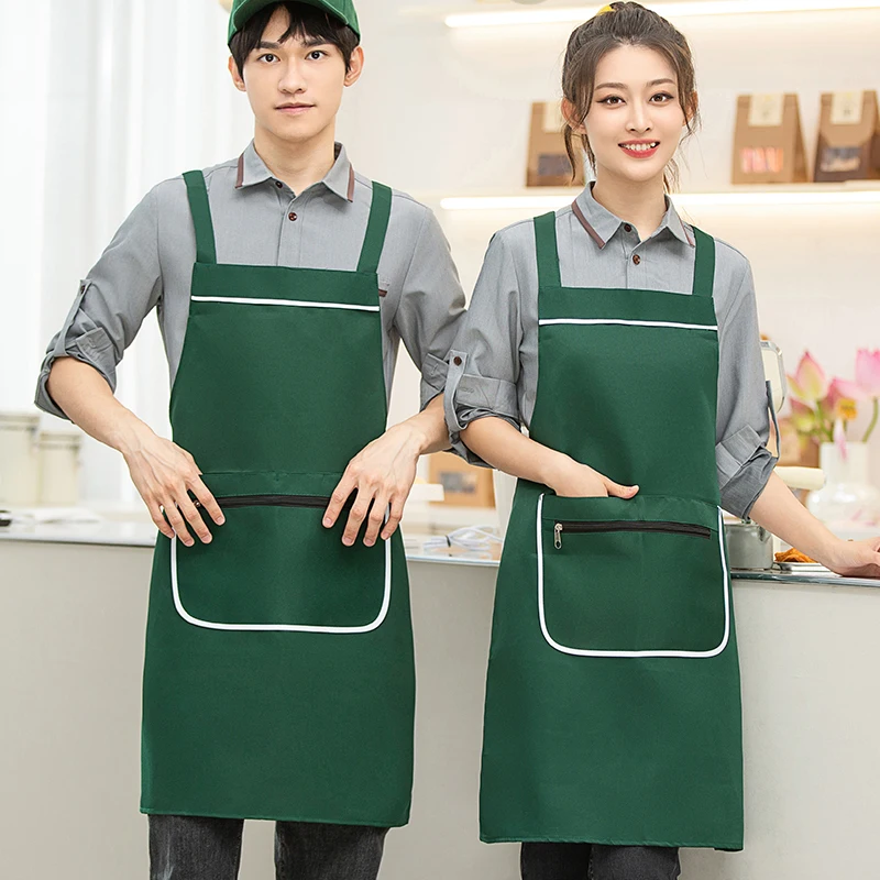 Mixed Color Fashion New Style Working Adjustable Shoulder Straps canvas Apron Convenient Front Pocket Wear-resistant Overalls