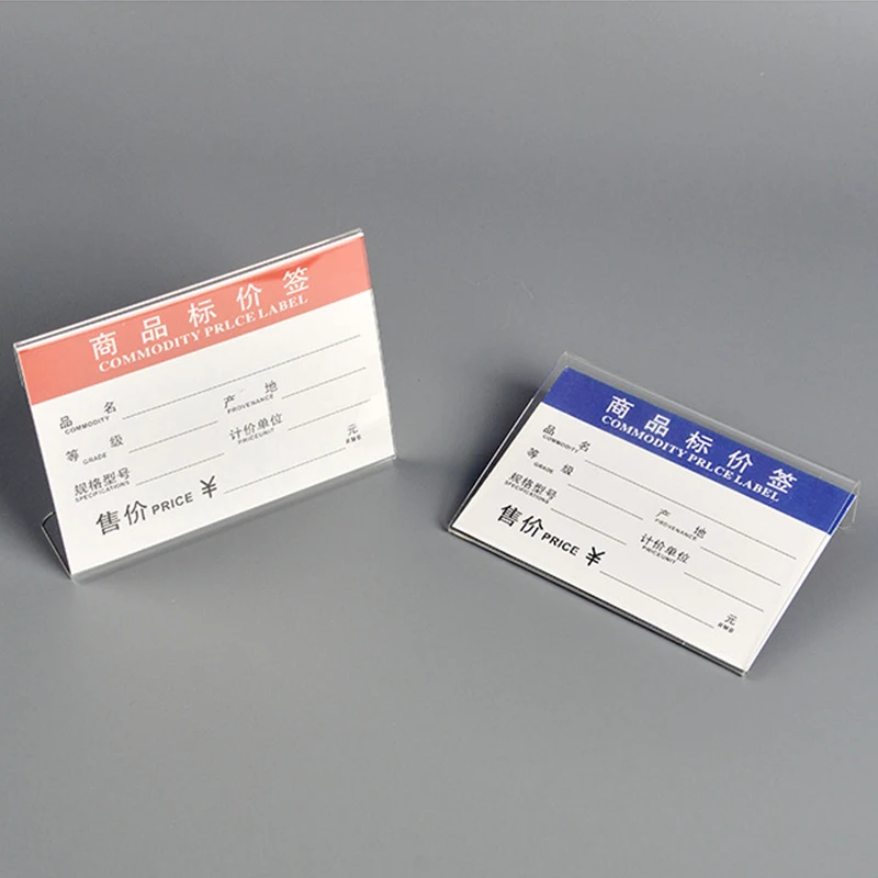 10 шт., акриловые вертикальные таблицы Decca