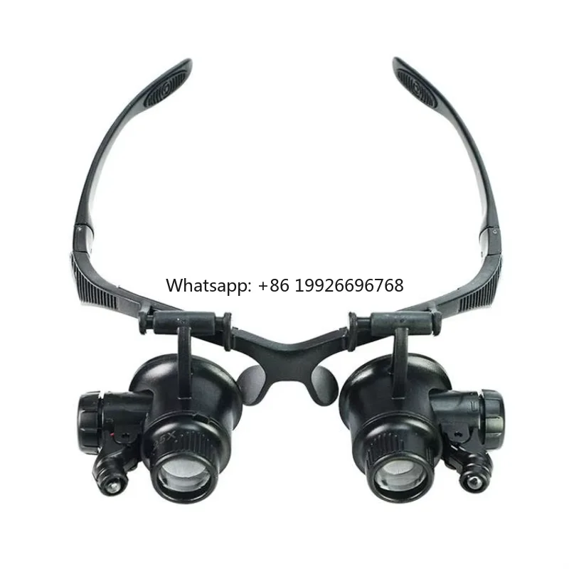 

10X 15X 20X 25X Magnifying Eye Glasses Loupe LED Jeweler Watch Repair Magnifier factory