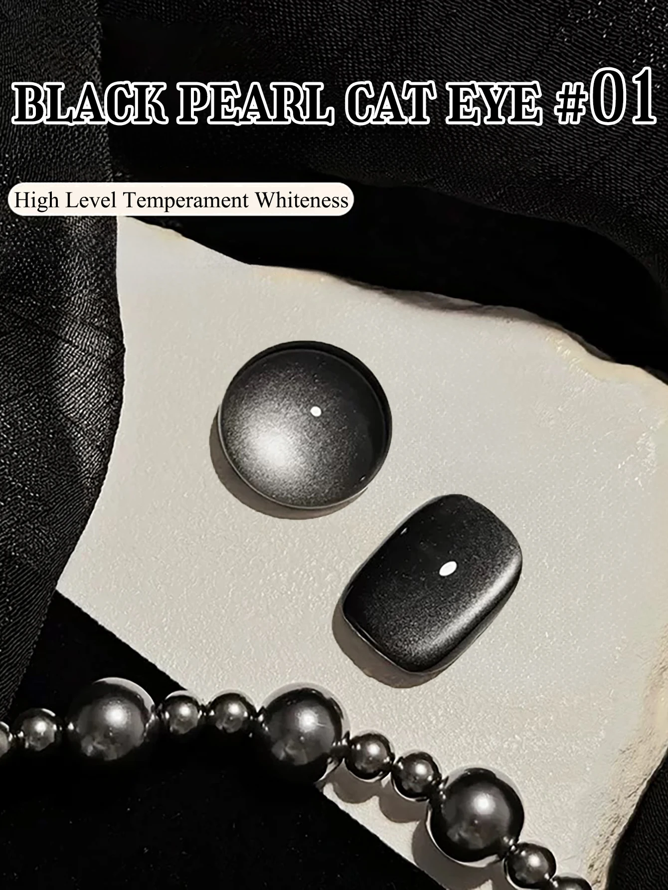 1 stks WS Flash Black Pearl Cat Eye Gel Nagellak Herfst/Winter Mode Veelzijdige Eenvoudige Whitening Nail Art Nagelbenodigdheden