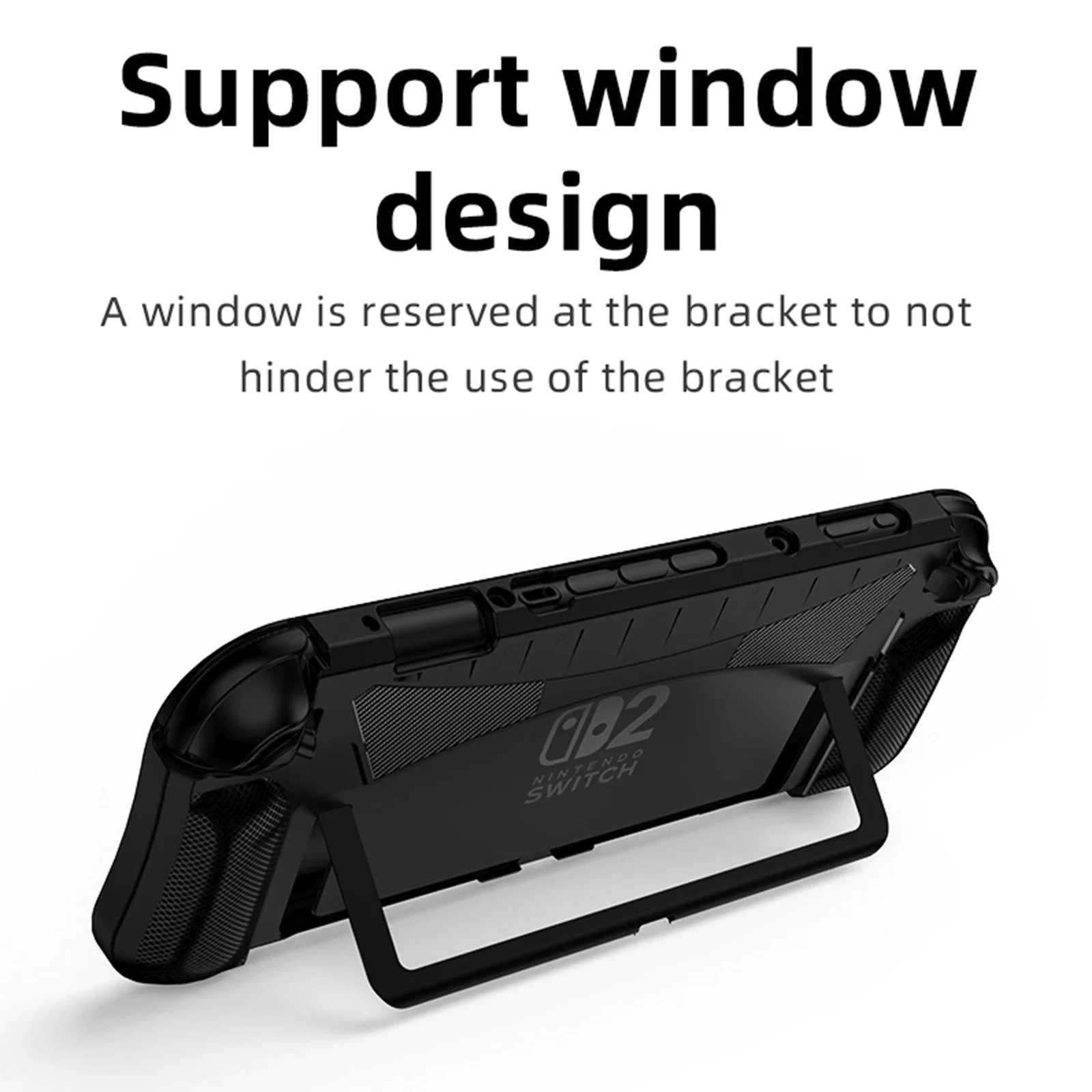 Nintendo Switch 2(2025)用ケース、アップグレードされた保護カバー、人間工学に基づいた快適さ、傷防止、TPUグリップシェルSwitch2アクセサリー