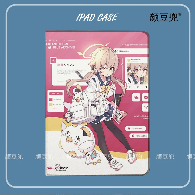 

Ajitani Hifumi Anime Blue Archive For iPad 10.2 9th Air 2 3 Mini 6 5 Case Luxury Silicone Pro 13 12.9 11 10.5 inch iPad Air 6 5