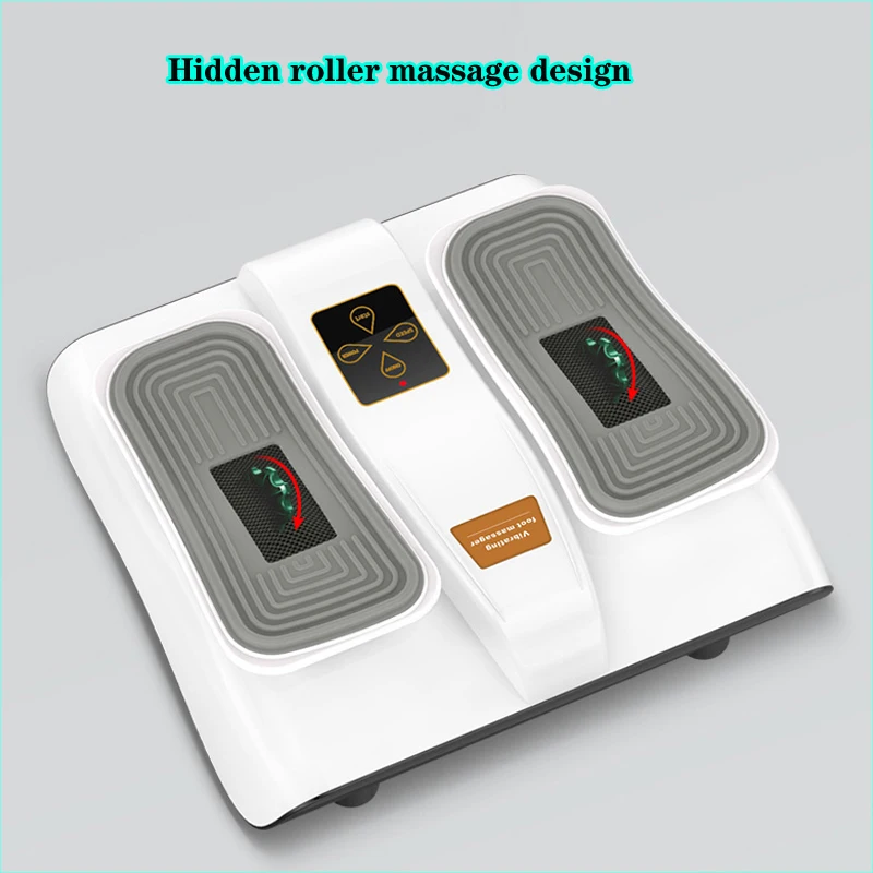 Pedal Exerciser Rolling Foot Massager Fitness Leg Foot Vibrator Lower Limb Training Home Foot Massager Leg Blood Circulation