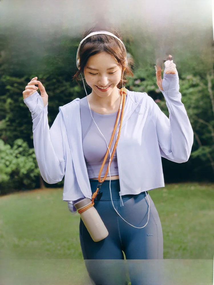 

Banana Le Women's ort Ice Silk Sun Protection Clothing Summer Cool Feeling UV Protection Outerwear oulder awl