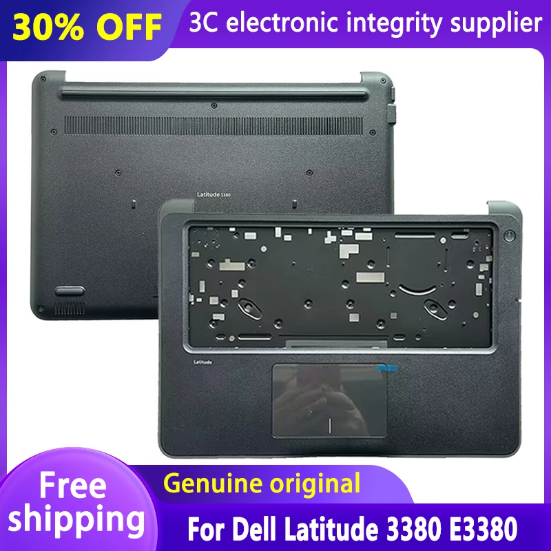 

Original NEW Laptop Case for Dell Latitude 3380 E3380 Palmrest Upper Shell Touchpad Bottom Base Case Replacement 0XT2KG 05505V