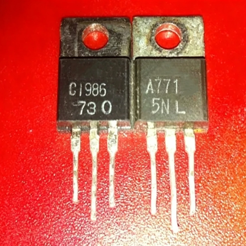 TO-220 2SA771 2SC1986 A771 C1986 Original disassembly 10pcs=5pair