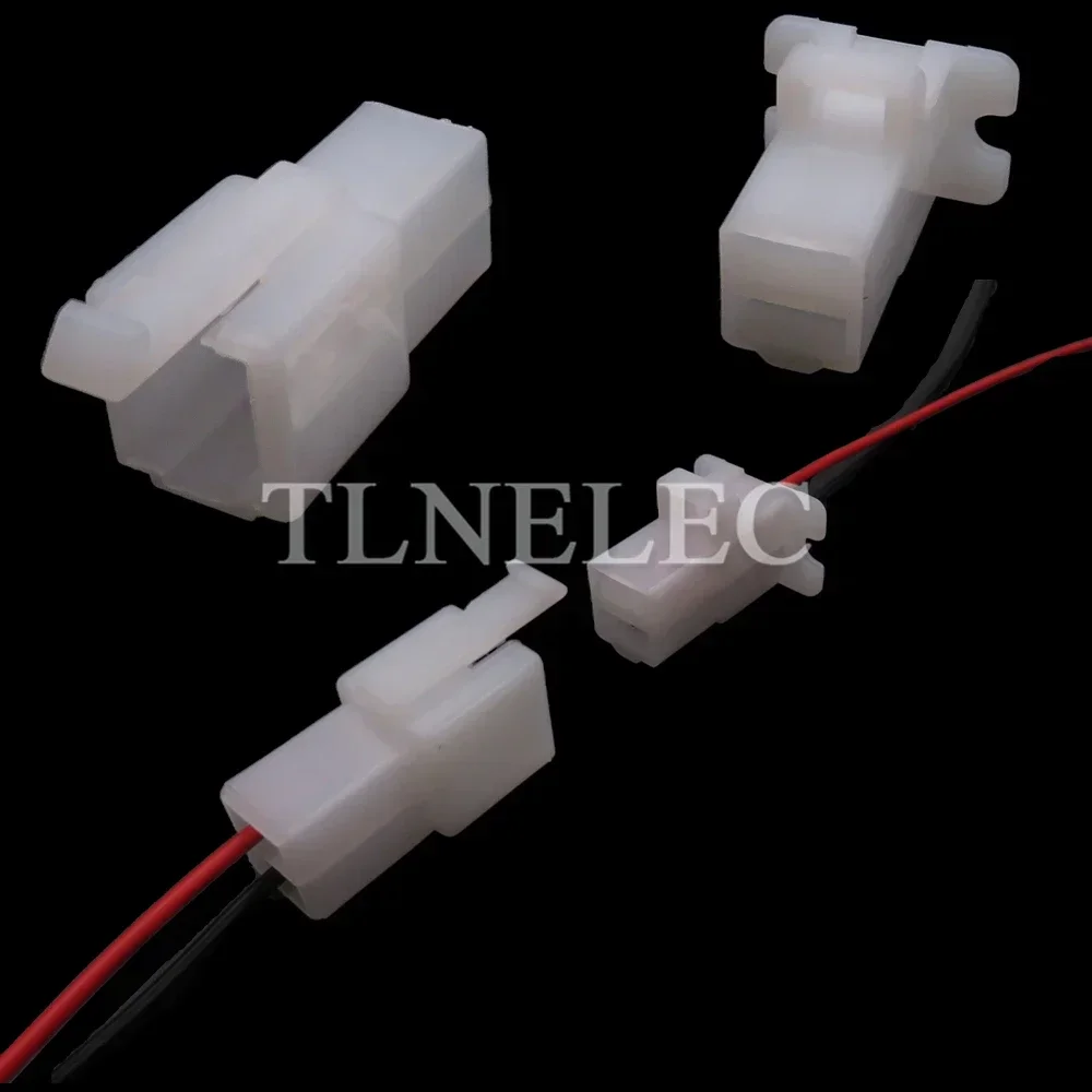 2 Pin Way Auto Unsealed Socket With Wires Automobile Wire Harness Connectors 6120-3523 6110-4623
