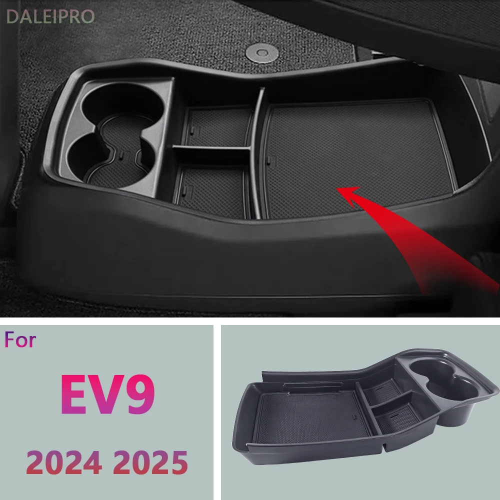 For KIA EV9 EV 9 2024 2025 Car Armrest Storage Box Glasses Storage Box Car Center Console Organizer Tray Car Modification