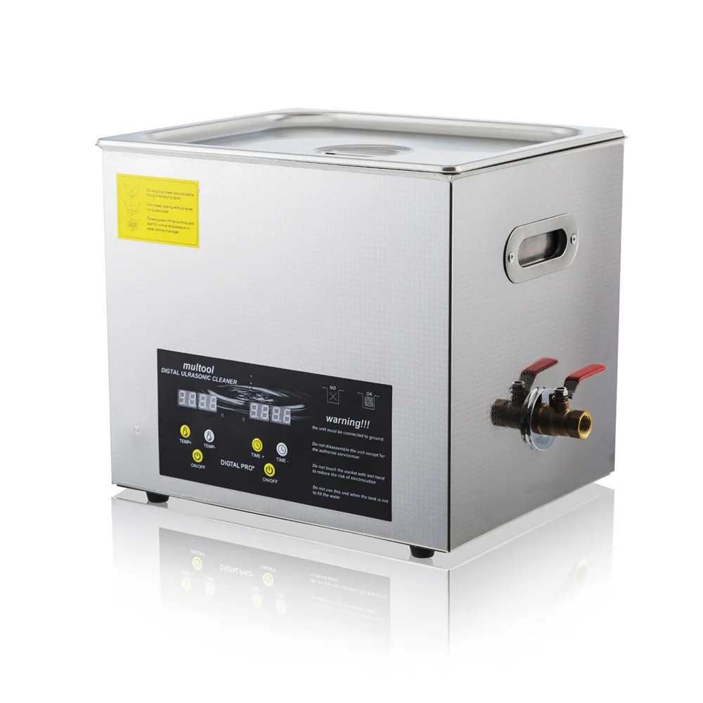 High Quality Stainless Steel OEM Digital Aligner Ultrasonic Glasses Cleaner 1.3L Capacity for Laboratory Use