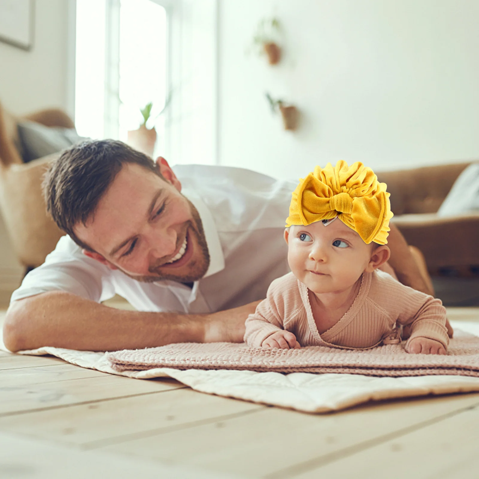 2 pçs bebê menino menina bowknot turbante macio infantil boné presente de chá de bebê para bowknot turbante menino menina pleuche gorro presente