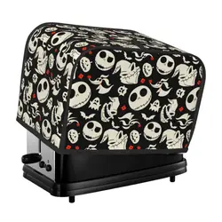 Halloween 2 Slice/4 Slice Toaster Bakeware Cover Protector Dustproof Kitchen Clean Tools Organizer