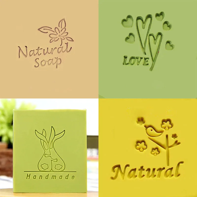 

Handmade Soap Stamp Chapter Resin Acrylic Diy Seal Organic Natural Soap Making Tools Handmade Letter pattern Chapters