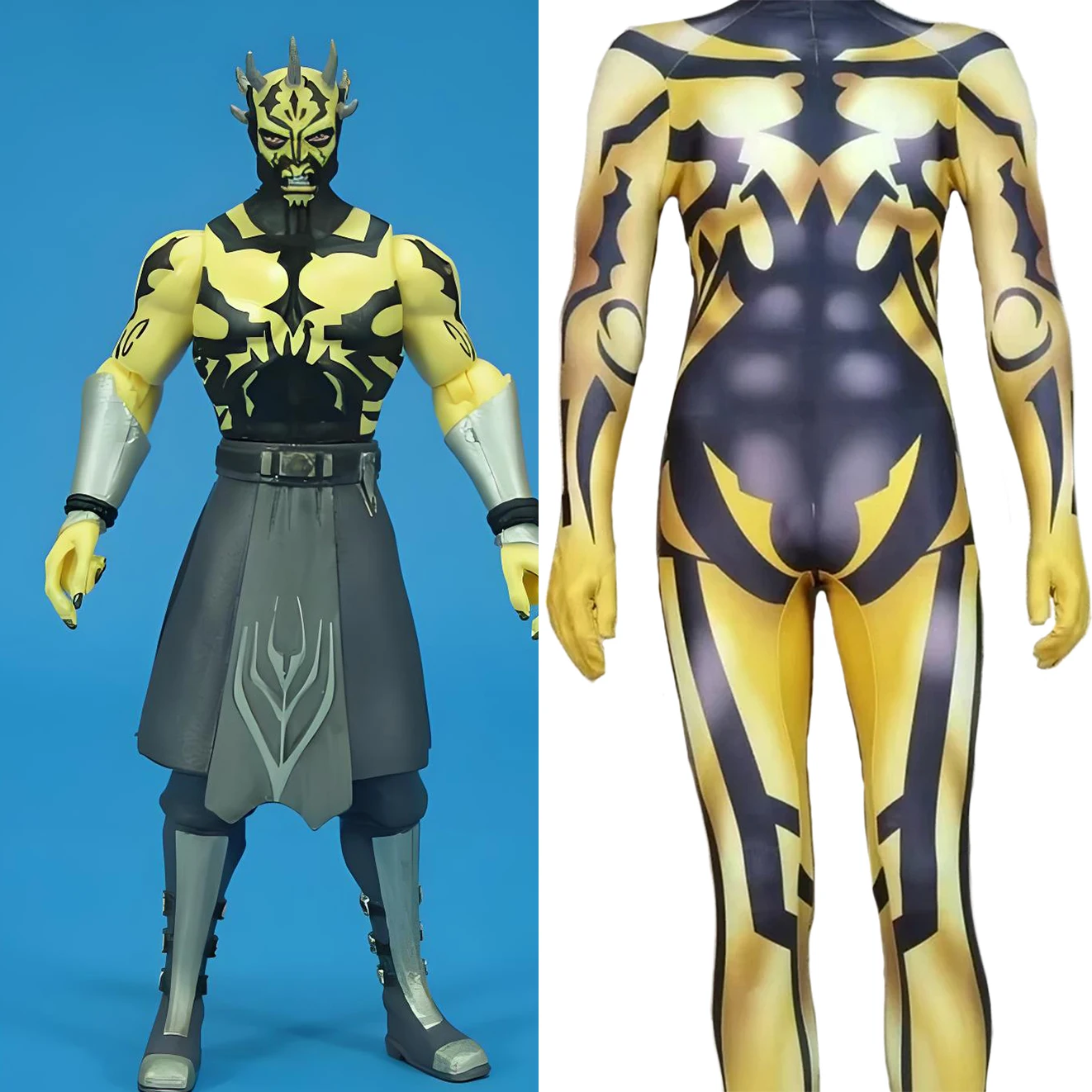 

Star Wars Savage Opress Cosplay Superhero Dathomirian Costume 3D Printed Spandex Bodysuit Zentai Outfits Halloween Costume Adult