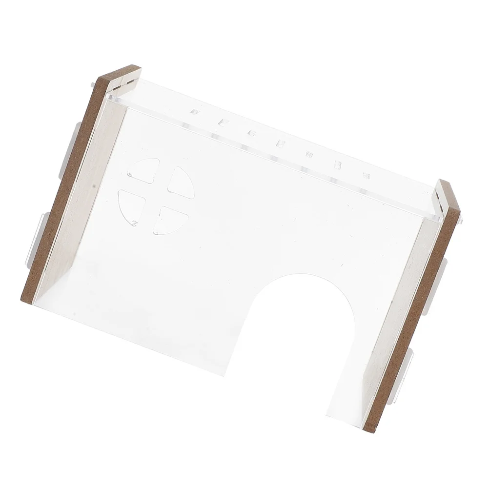 

Transparent Hamster Hideout Clear Habitat Small Animal Shelter Hideaway Hut Comfortable Hamster House Shelter Activity Platform