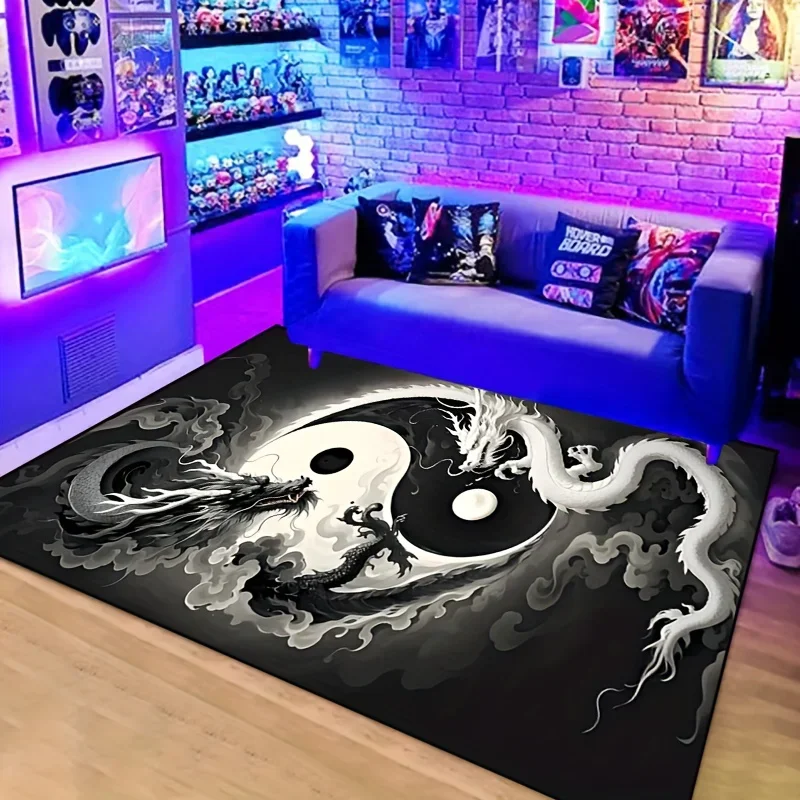 [JIT] 1pc Non-slip Resistant Rug, Machine Washable, Carpet for Entryway Living Room Bedroom, Outdoor Patio Garden Yard Decor R