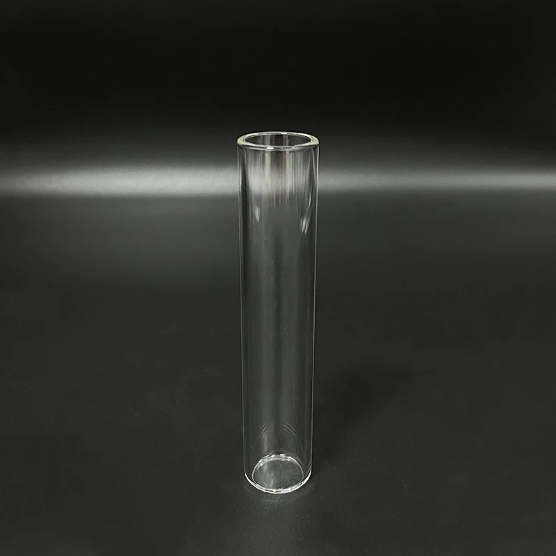 4pcs Flat mouth test tube 30*200mm,Outer diameter 30mm,Full length 200mm,High borosilicate glass flat bottom test tube