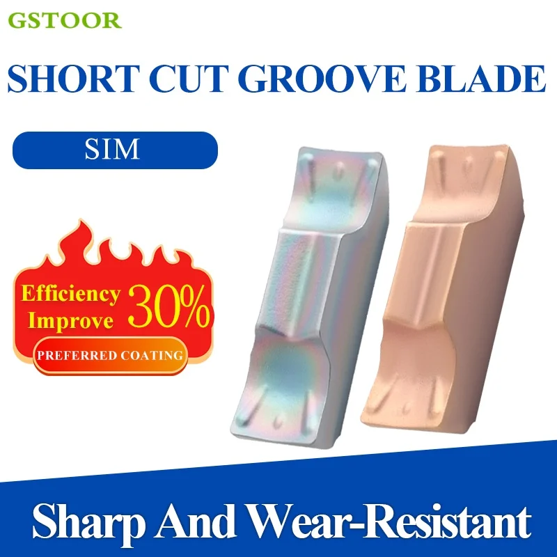 

Серия SIM 2 мм 2,5 мм 3 мм карбидный станок с ЧПУ с маленькими отверстиями, канавочная вставка, долбежные токарные инструменты для держателя инструмента SIMR