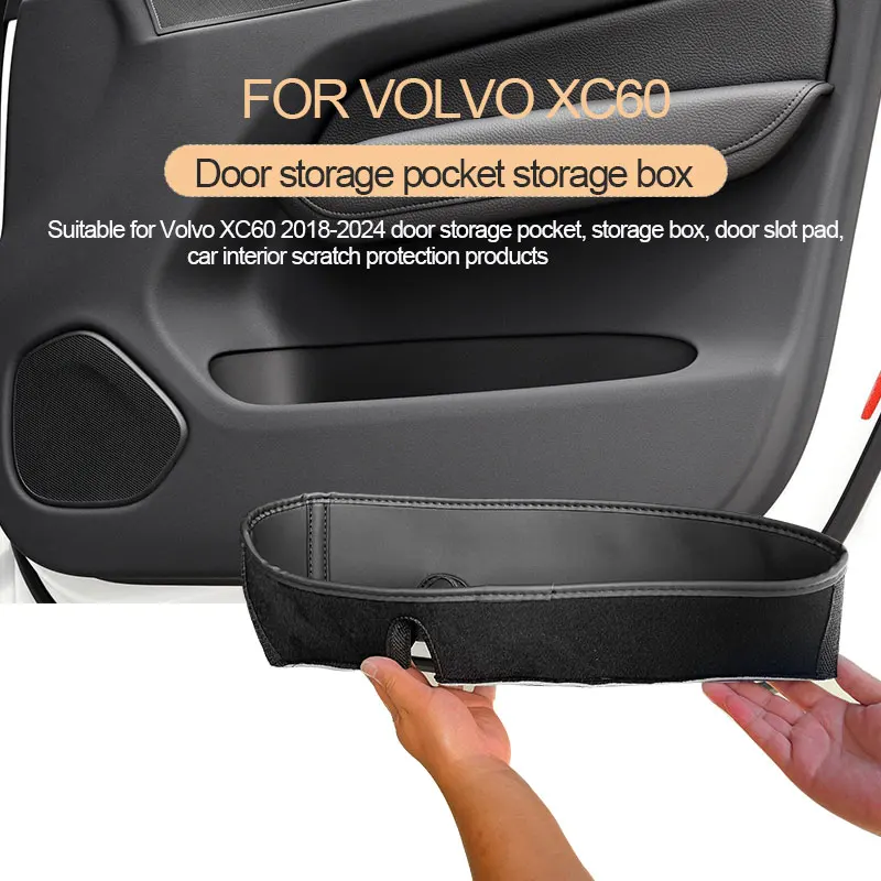 For Volvo xc60 door storage pocket door slot pad Bin bag interior accessories auto supplies 2018-2025 19 20 2021 2022 2023 2024