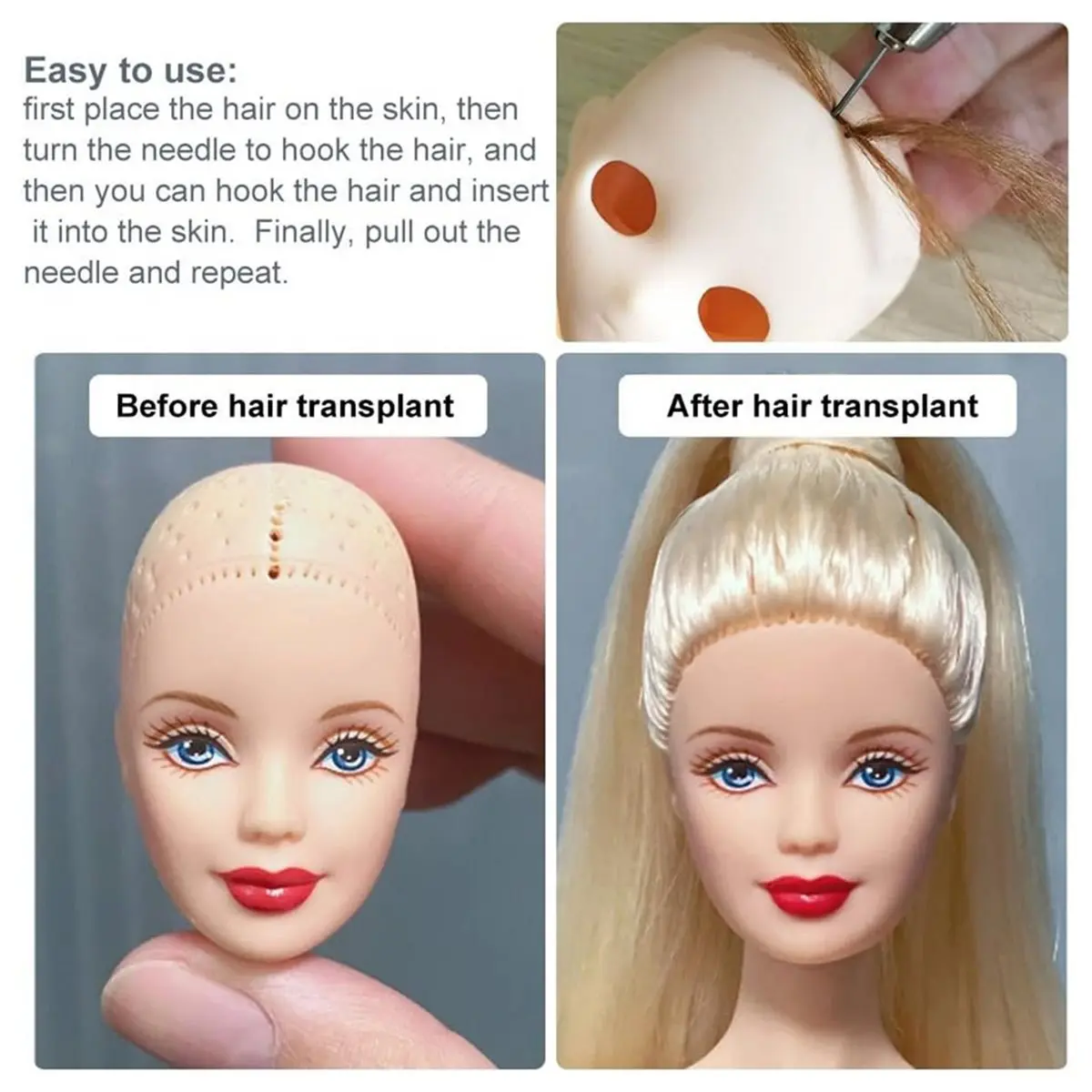 Best sales 2026 Doll Hair Rooting Tool Kit for DIY Doll Hairstyling and Wig Making