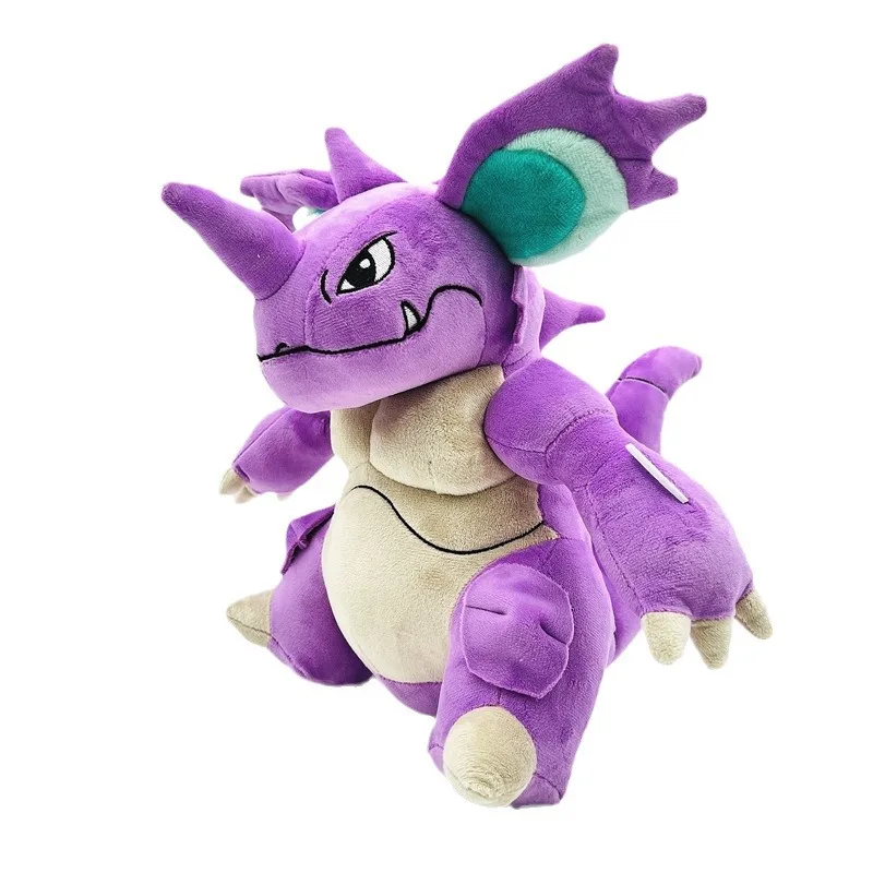 28cm Nidoking Pokemon Plush Toys Anime Doll Cute Ornament Pokémon Cartoon Stuffed Plushie Birthday Pillow Gift for Children